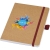 Berk notitieboek van gerecycled papier rood